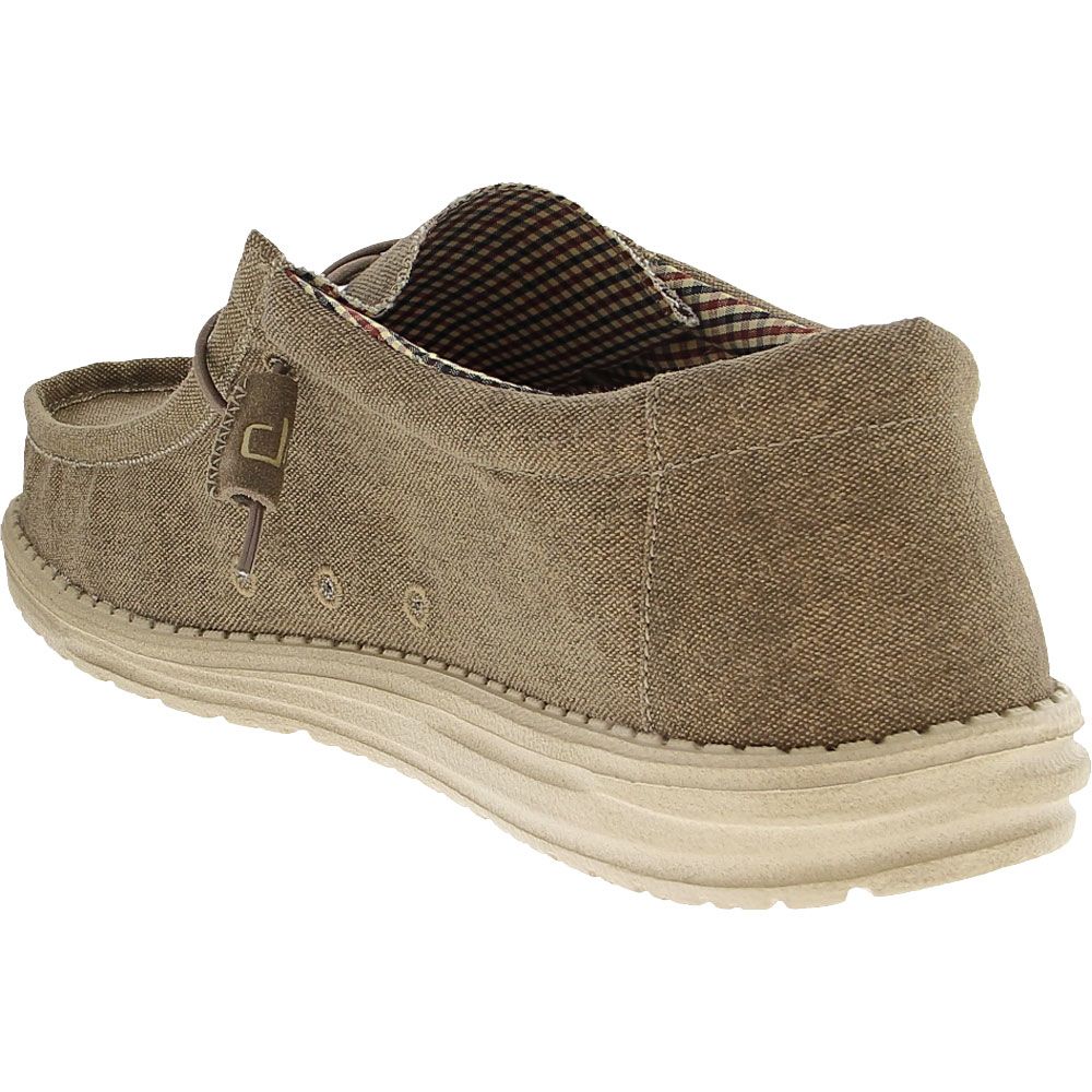 Hey Dude Wally Casual Shoes - Mens Nut Back View
