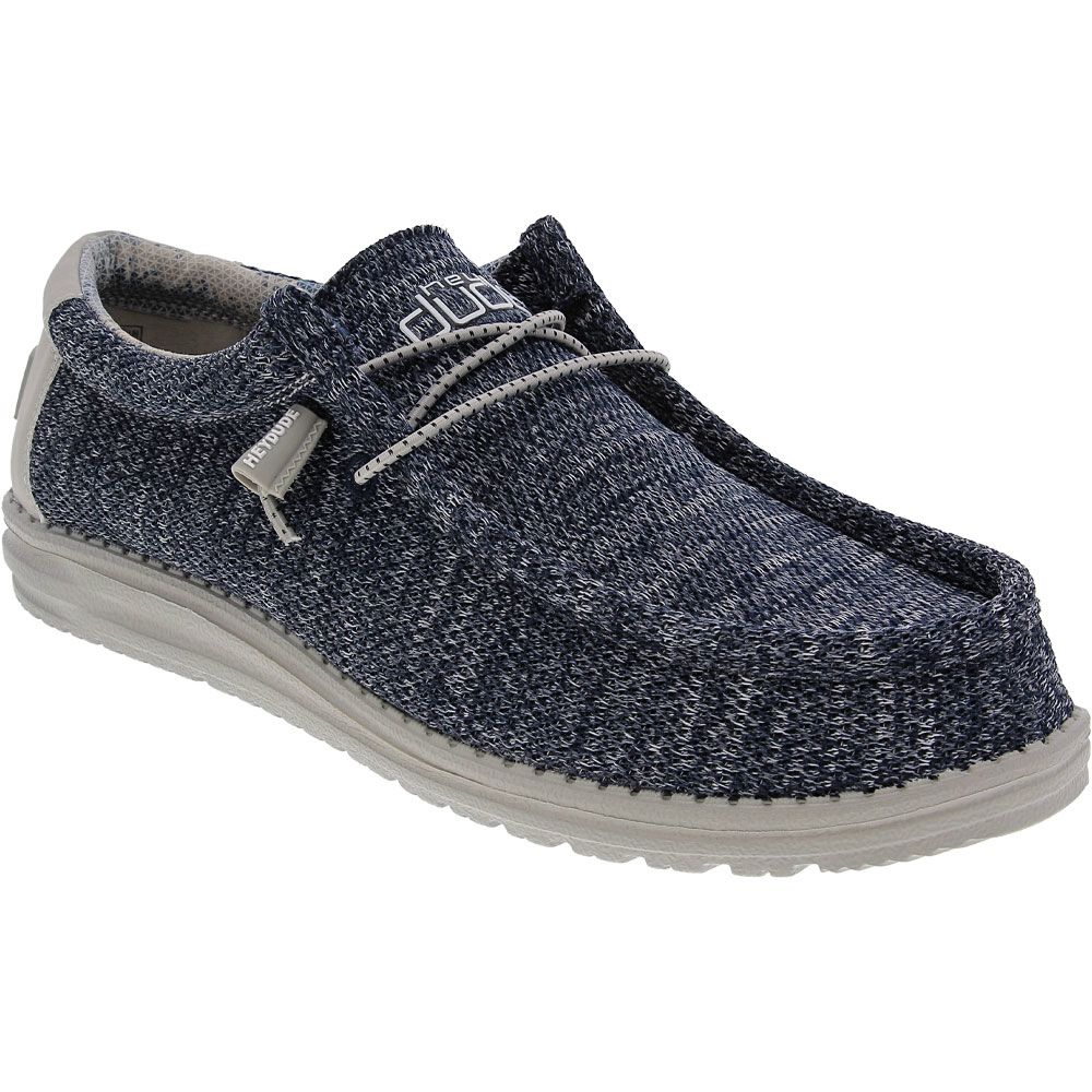 Hey Dude Wally Sox Lace Up Mens Casual Shoes | Rogan's Shoes