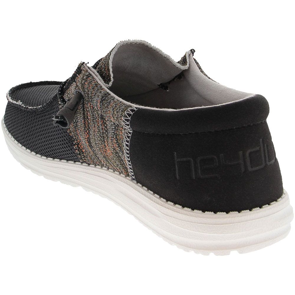 Hey Dude Wally Sox Funk Slip On Casual Shoes - Mens Funk Black Back View
