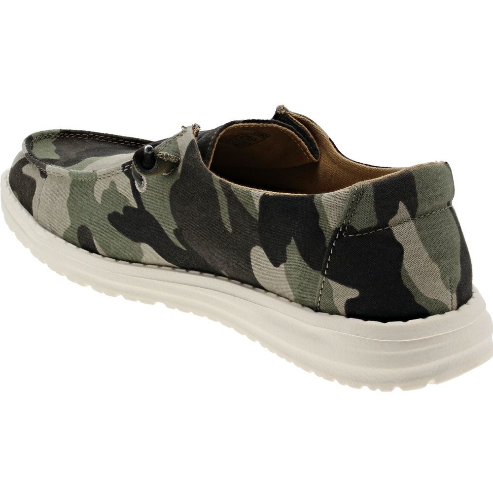 Hey Dude Wendy Casual Shoes - Womens Camouflage Back View