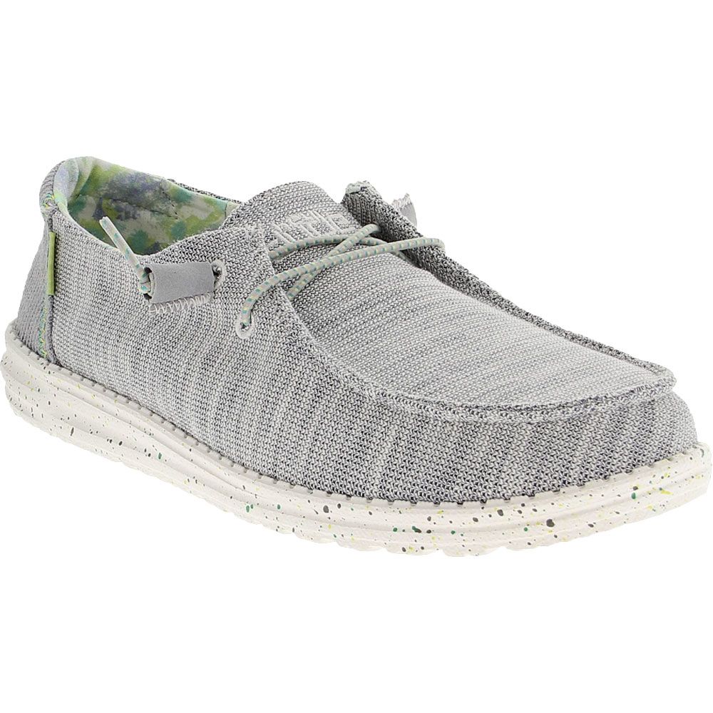 Hey Dude Wendy Stretch Casual Shoes - Womens Pearl River Grey