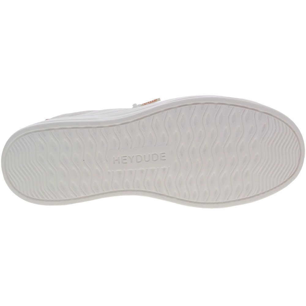 Hey Dude Karina Natural Coconut Slip on Casual Shoes - Womens Natural Coconut White Sole View