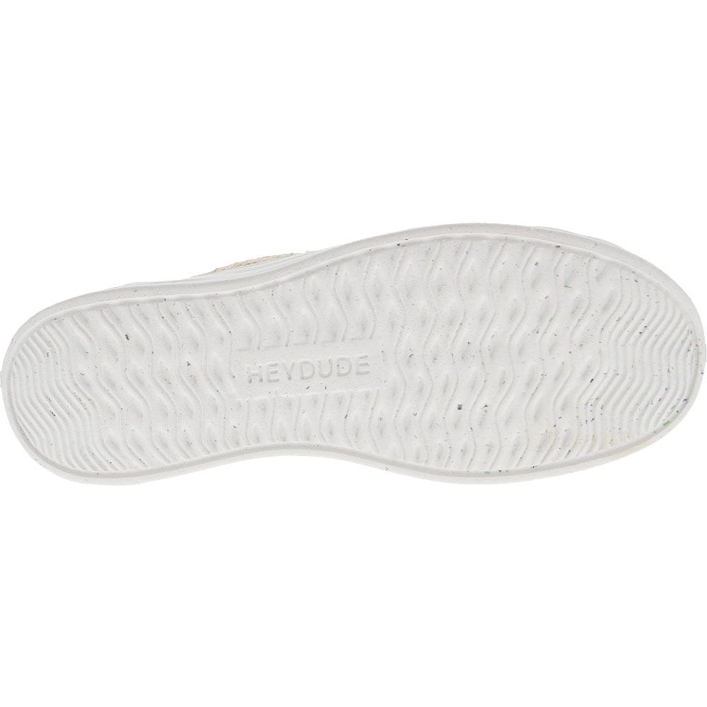 Hey Dude Karina Knit Slip on Casual Shoes - Womens Nut Sole View