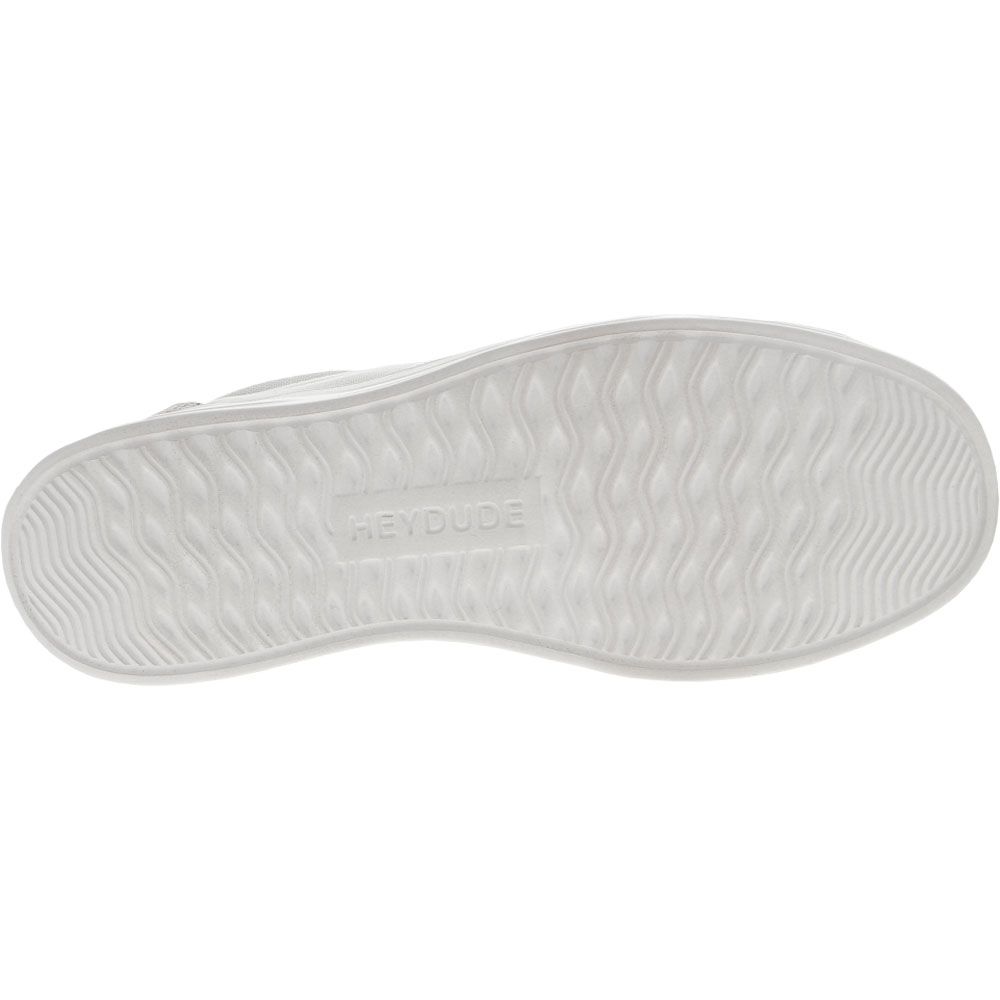 Hey Dude Karina Slip on Casual Shoes - Womens White Coconut Sole View
