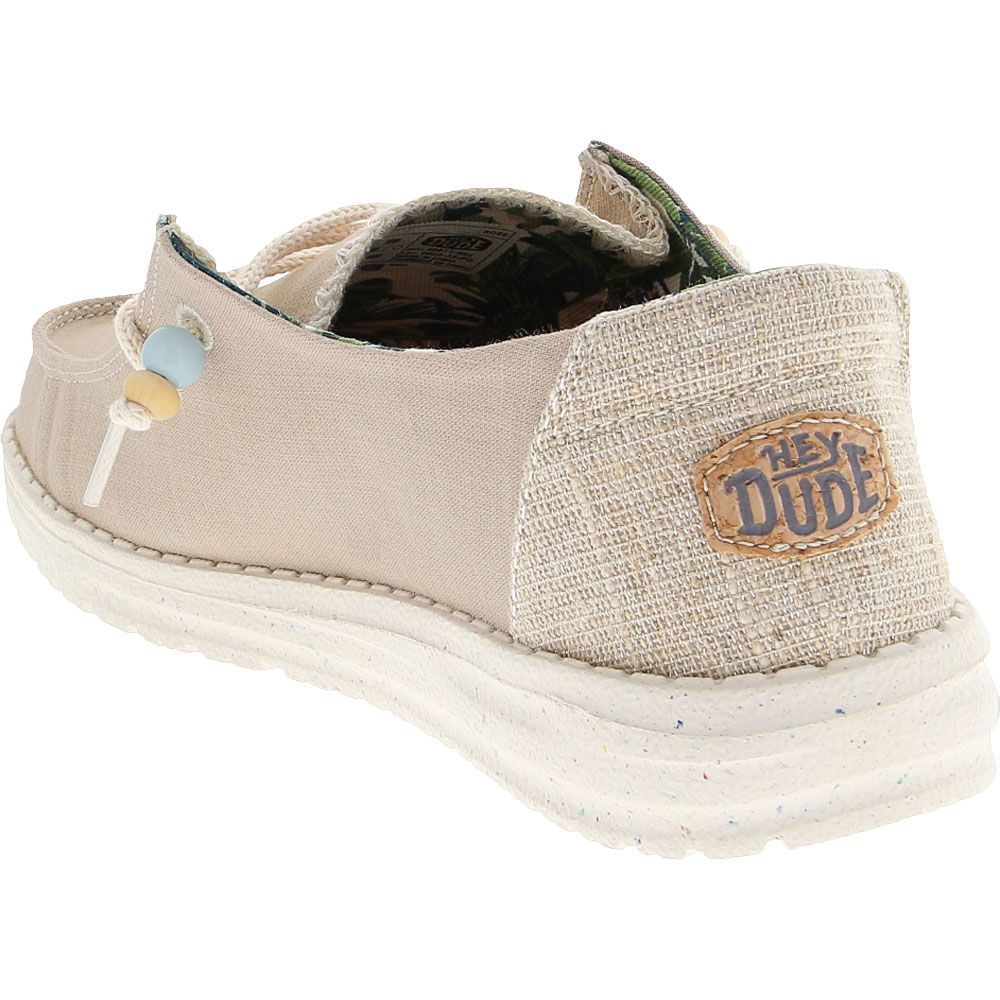 Hey Dude Wendy Fringe Womens Slip on Casual Shoes Rose Back View