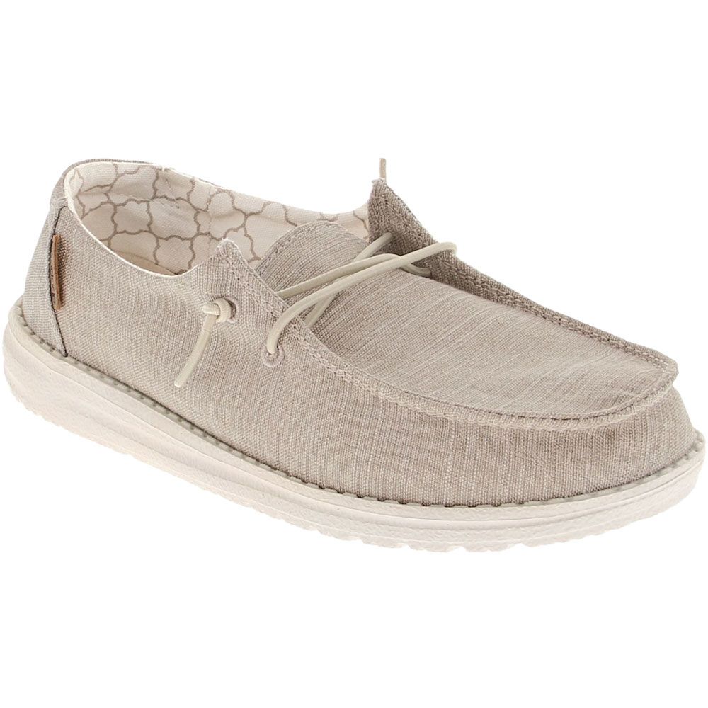 Hey Dude Wendy Linen, Kids Slip On Casual Shoes