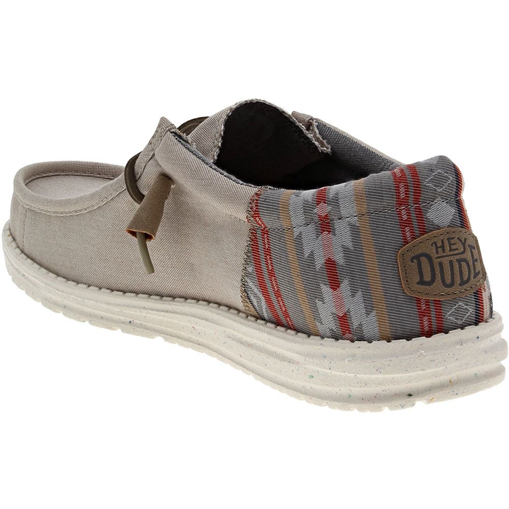 Hey Dude Wally Funk Sand Casual Shoes - Mens Sand Back View