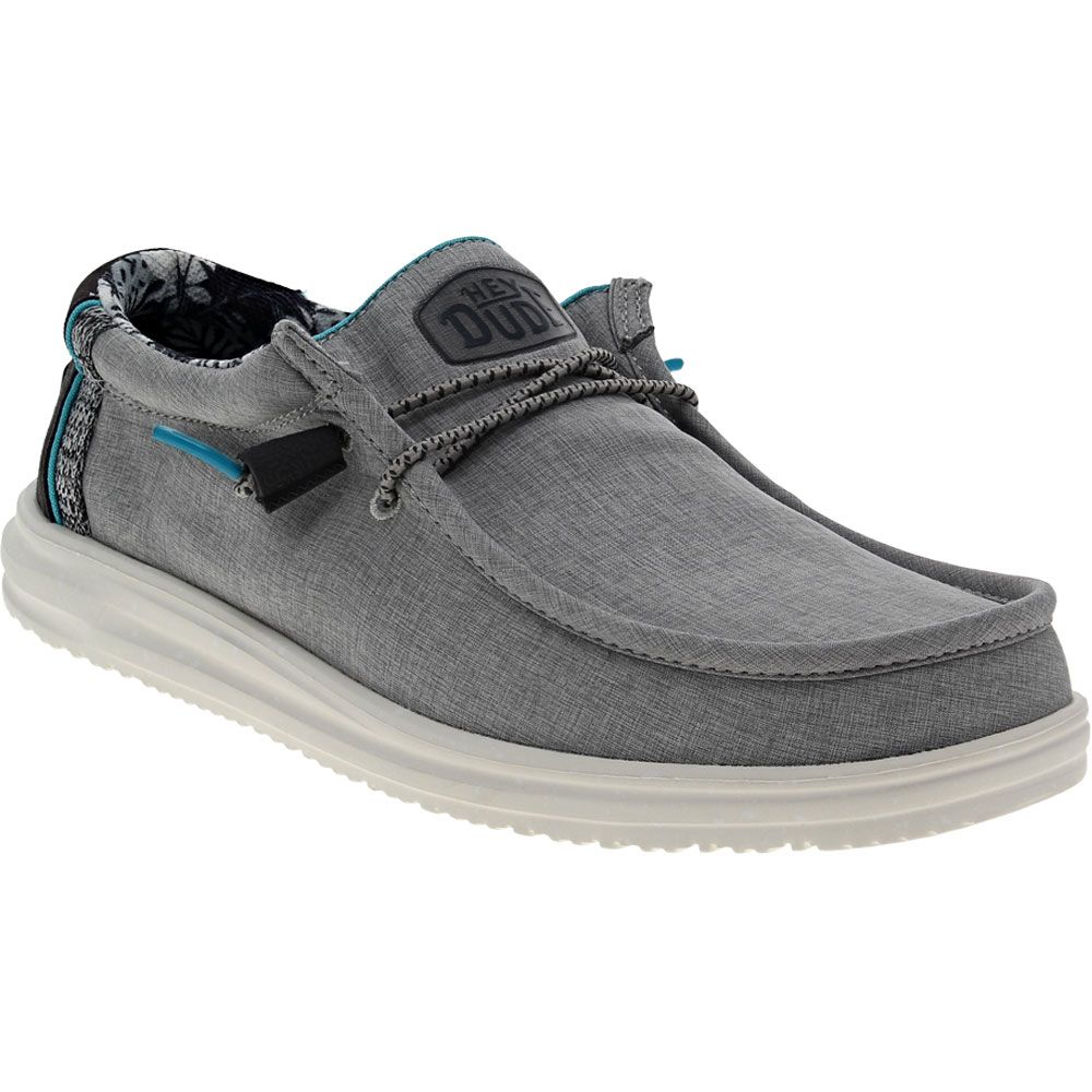 Hey Dude Wally H2O Casual Shoes - Mens Graphite