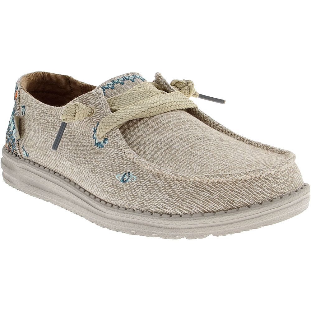 Hey Dude Wendy Flora Casual Shoes - Womens Sunflower Beige