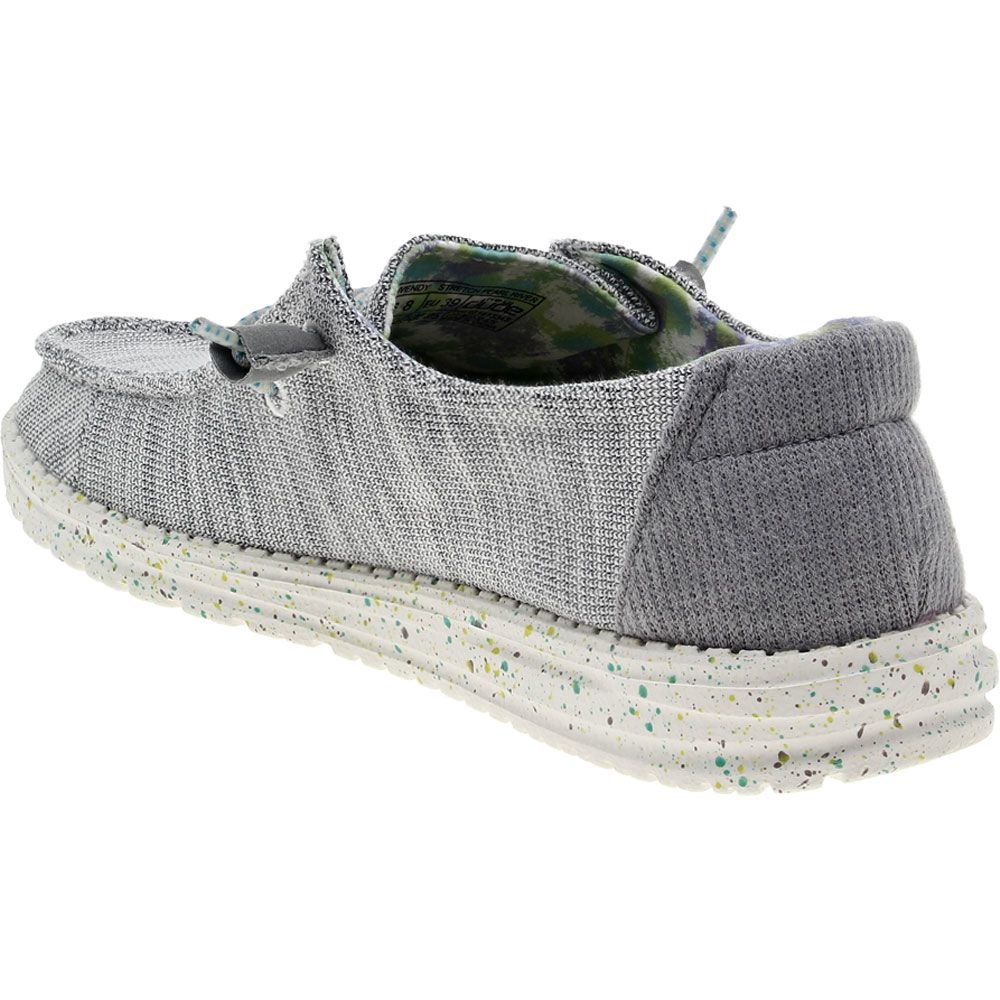 HeyDude Wendy Stretch Casual Shoes - Womens Pearl River Back View