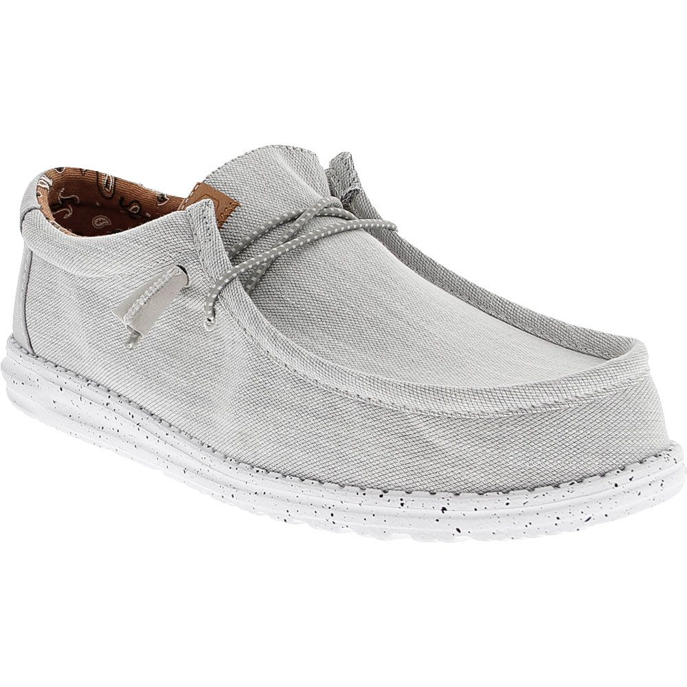 Hey Dude Wally Washed Canvas | Mens Casual Shoes | Rogan's Shoes