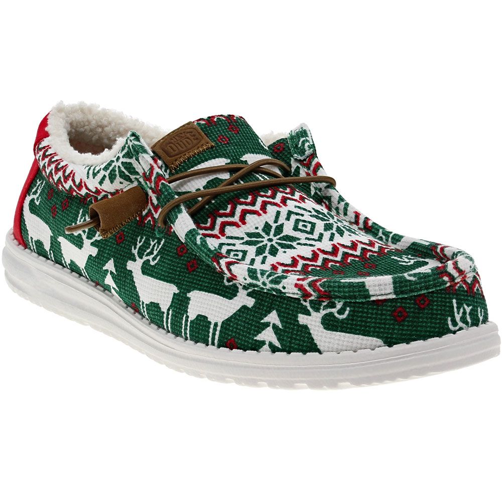 Hey Dude Wally Ugly Sweater Lined Casual Shoes - Mens Multi Ugly Sweater
