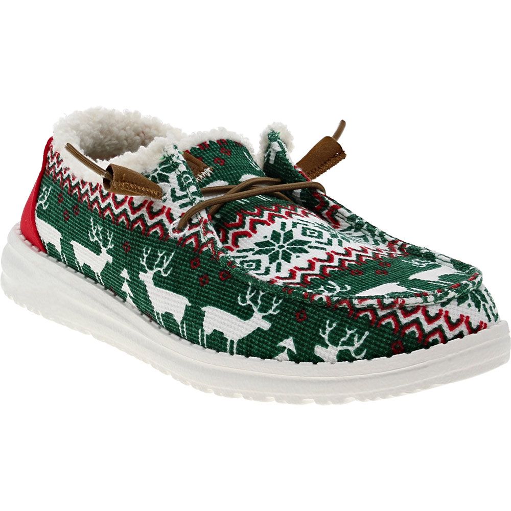 Hey Dude Wendy Ugly Sweater Lined Casual Shoes - Womens Multi Ugly Sweater