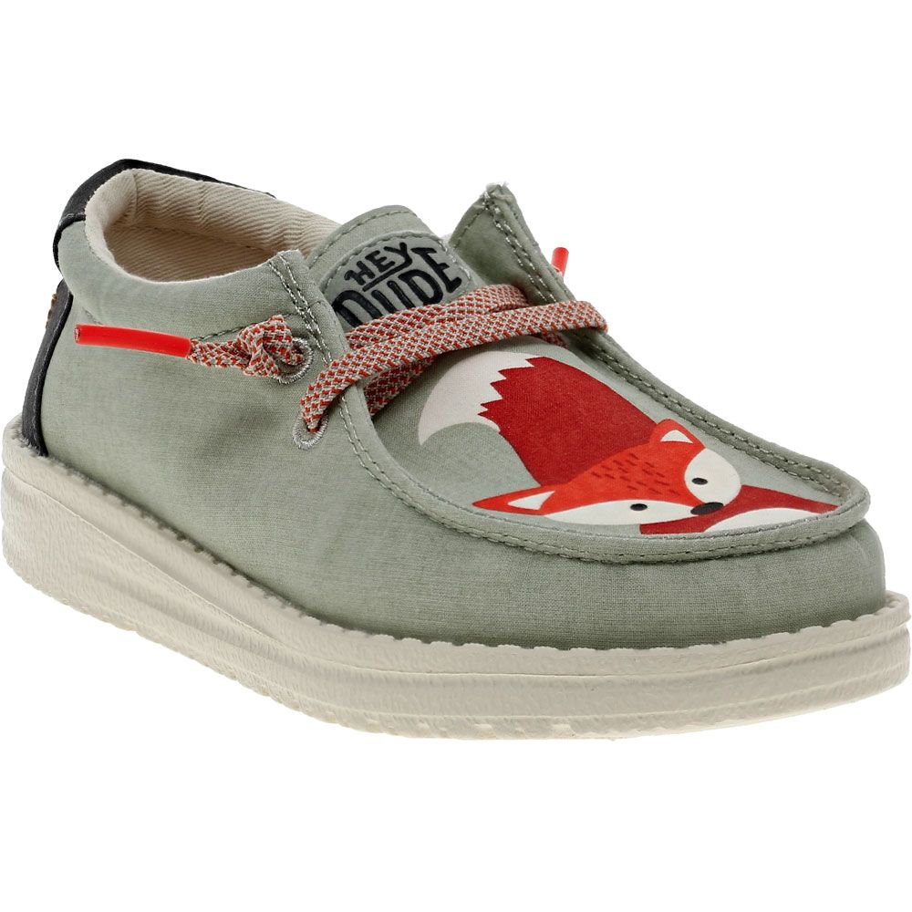 Hey Dude Wally T Critters Athletic Shoes - Baby Toddler Sage