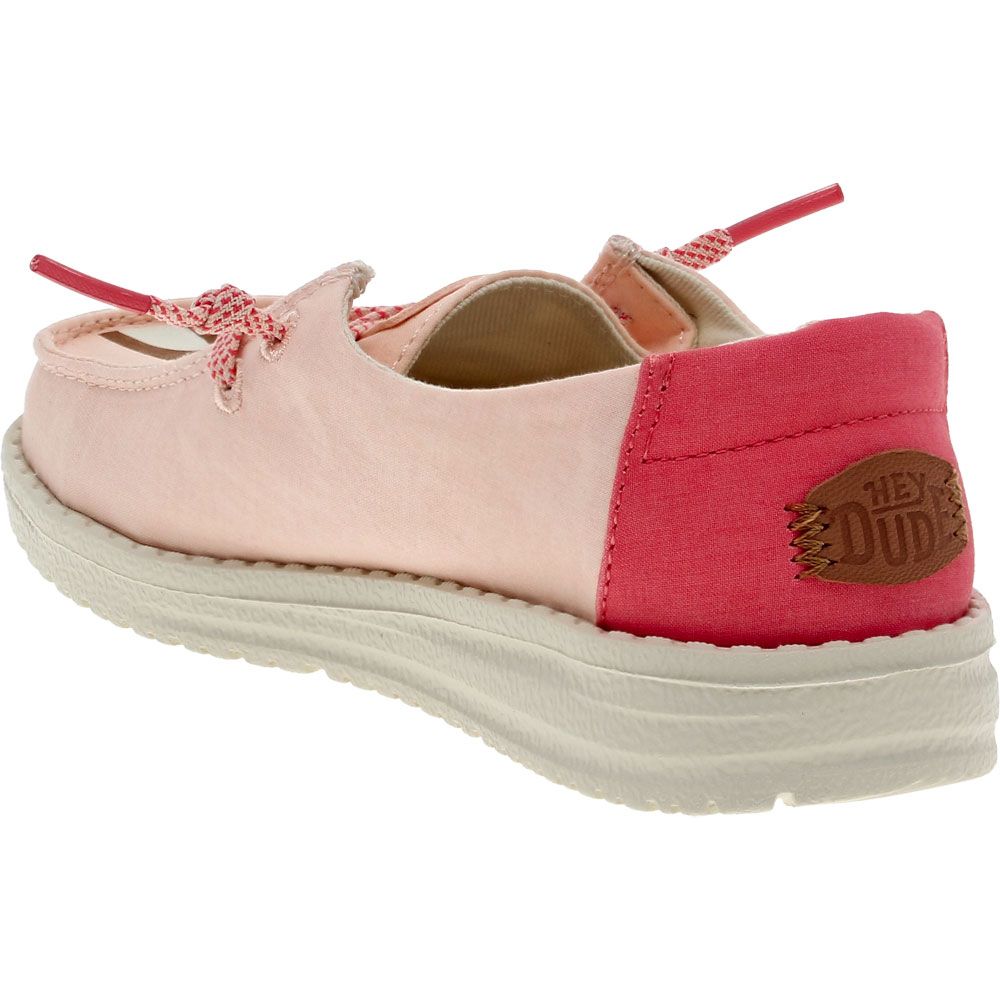 Hey Dude Wally T Critters Athletic Shoes - Baby Toddler Pink Funk Oasis Back View