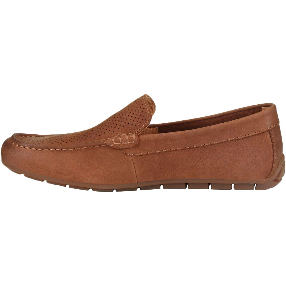 Born Allan Slip On Shoes - Mens Brown Back View