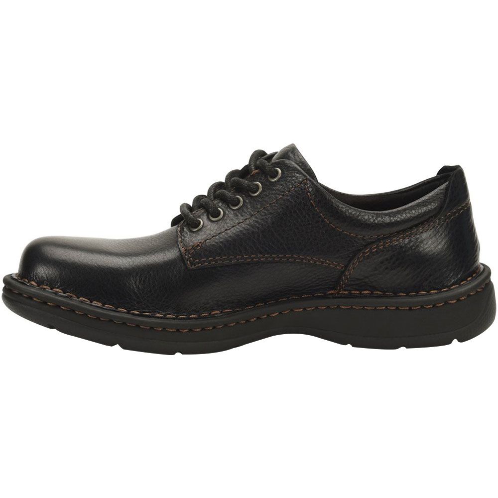 Men's Born Lace Up Casual Shoe Hutchins II Black Leather M3660 