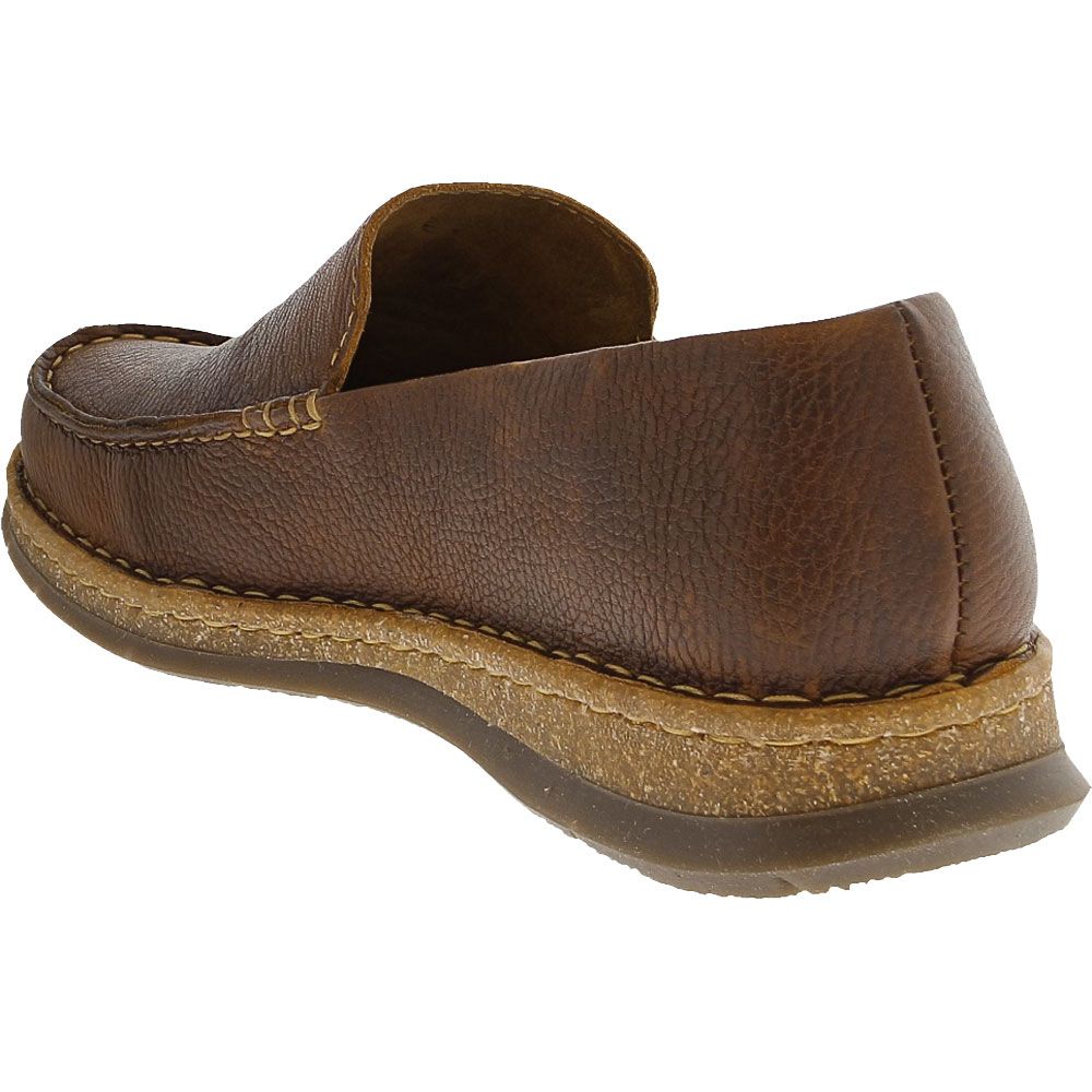 Born Baylor Slip On Casual Shoes - Mens Dark Brown Back View