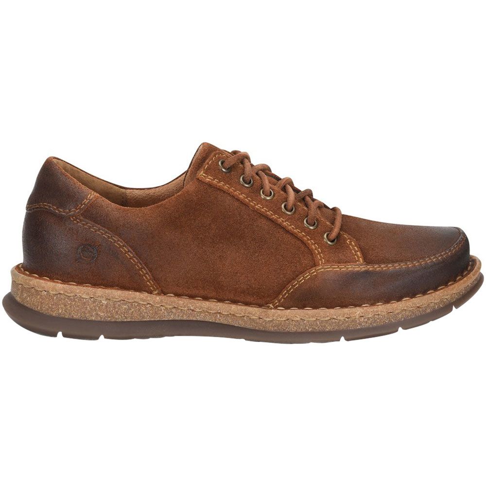 'Born Bronson Lace Up Casual Shoes - Mens Ginger Brown