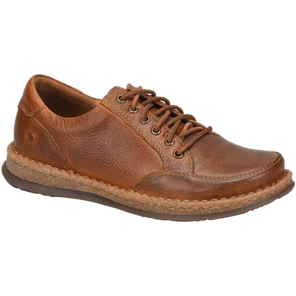 Born Bronson Lace Up Casual Shoes - Mens Tan