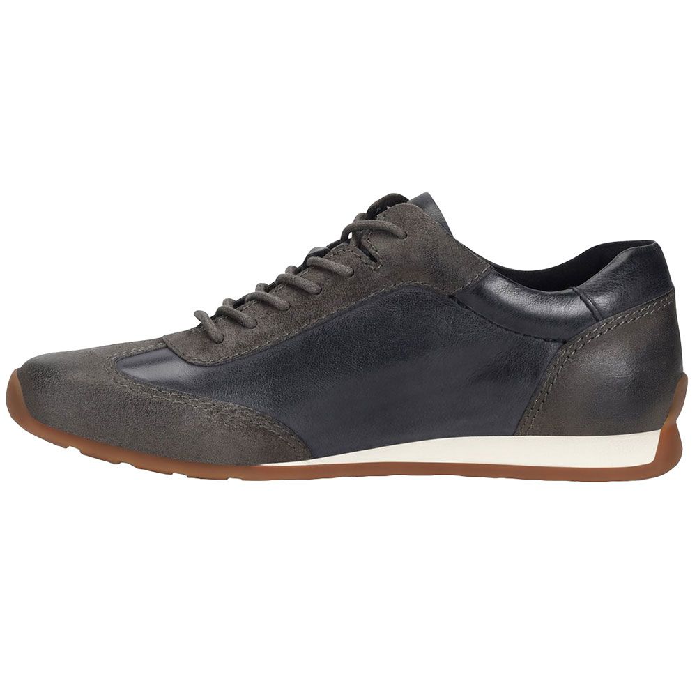 Born Benson Lace Up Casual Shoes - Mens Dark Grey Back View