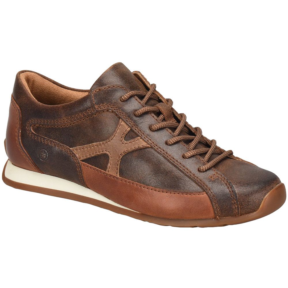 Born Voodoo Too Lace Up Casual Shoes - Mens Dark Tan Brown