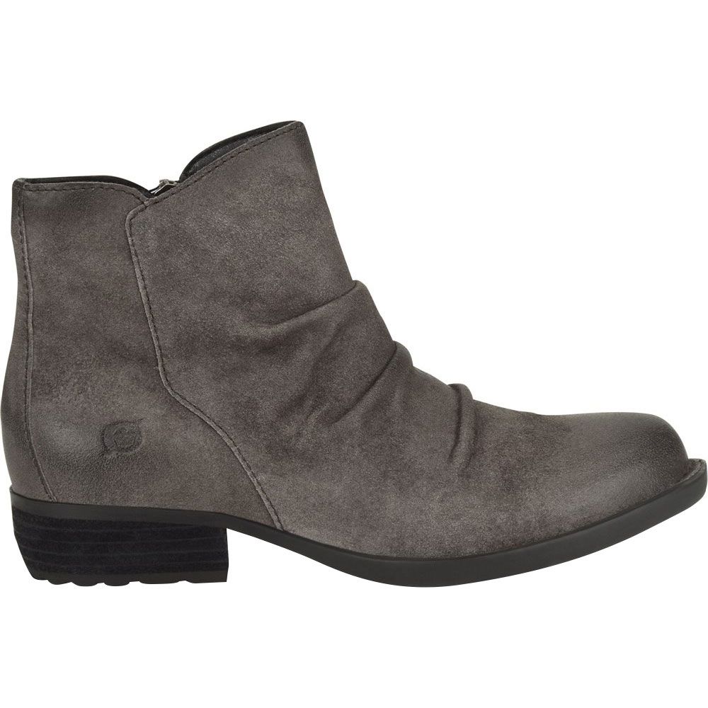 Born Falco Ankle Boots - Womens Dark Grey Side View