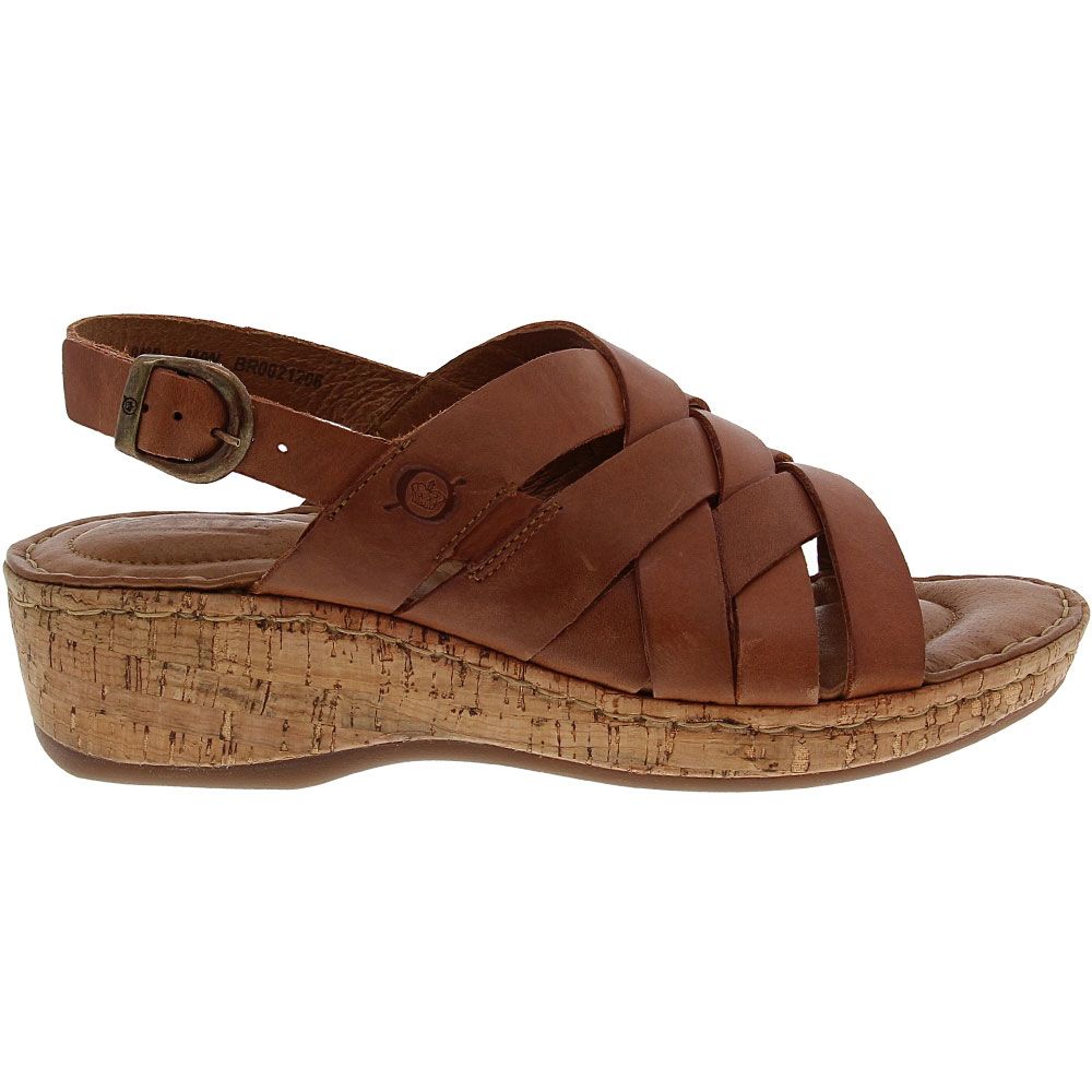 Born Laila Sandals - Womens Brown Side View
