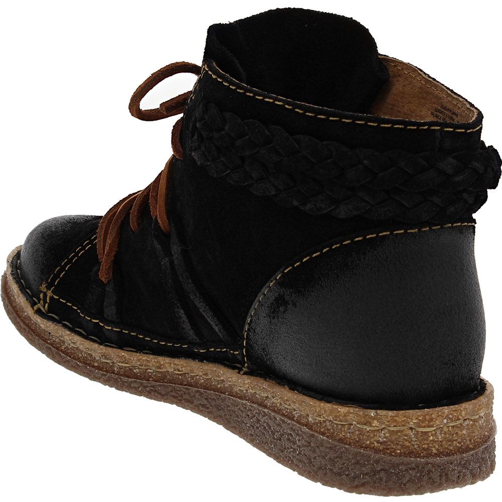 Born Temple 2 Casual Boots - Womens Black Back View