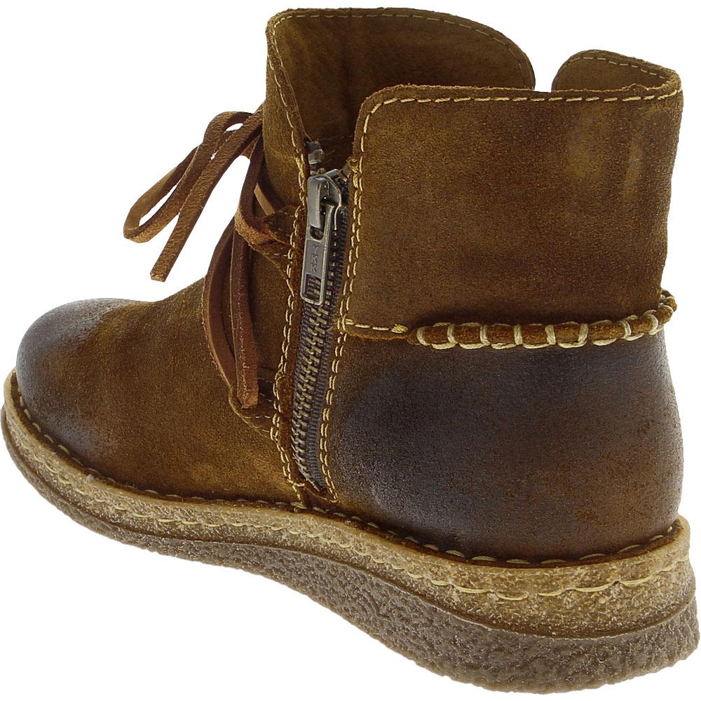 Born Calyn Casual Boots - Womens Glazed Ginger Distressed Back View
