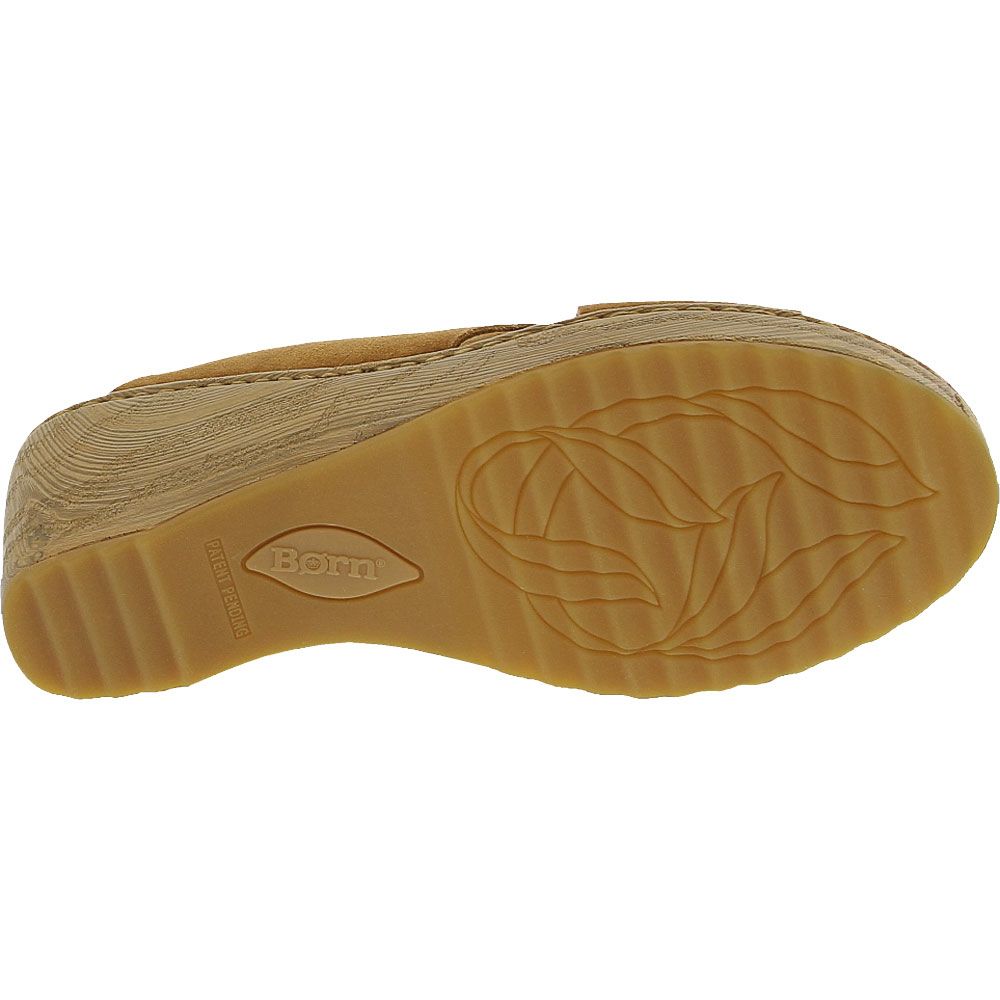 Born Nora Sandals - Womens Tan Camel Suede Sole View