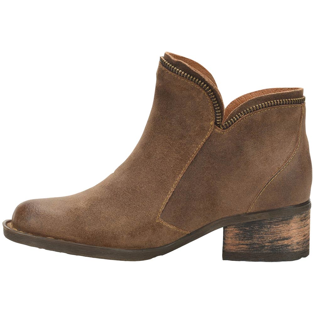 Born Montoro 2 Ankle Boots - Womens Taupe Back View