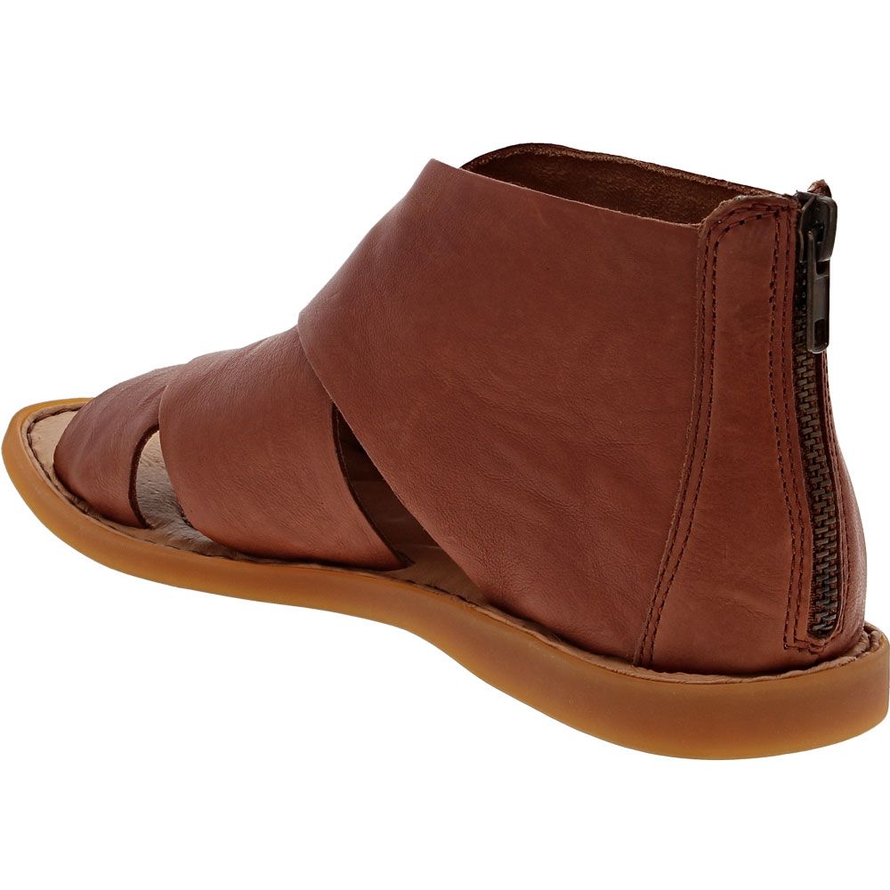 Born Imani Sandals - Womens Brown Luggage Back View