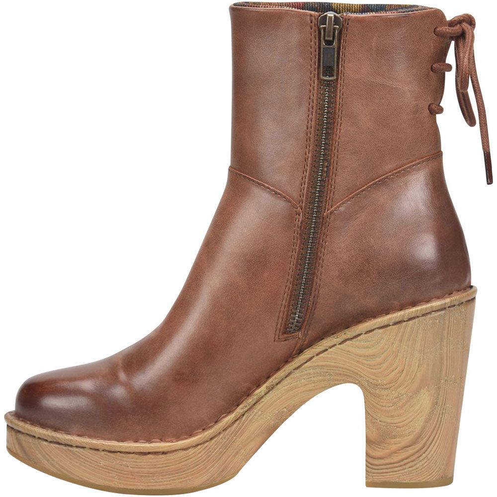 Born Capella Casual Boots - Womens Brown Cuero Back View