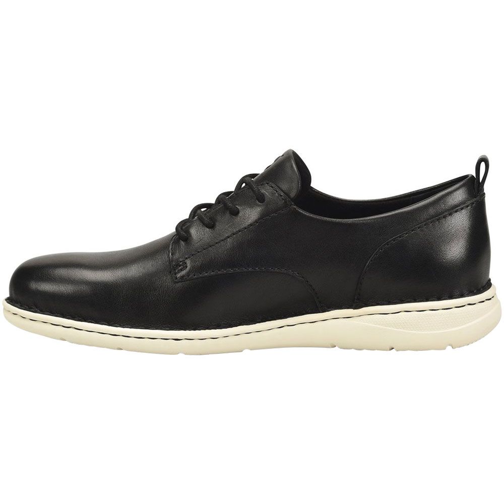 Born Todd Lace Up Casual Shoes - Mens Black Back View