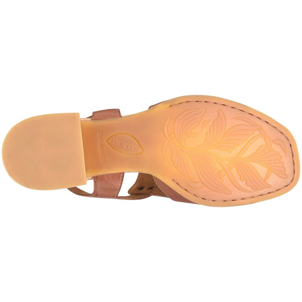 Born Sylvie Sandals - Womens Brown Luggage Sole View