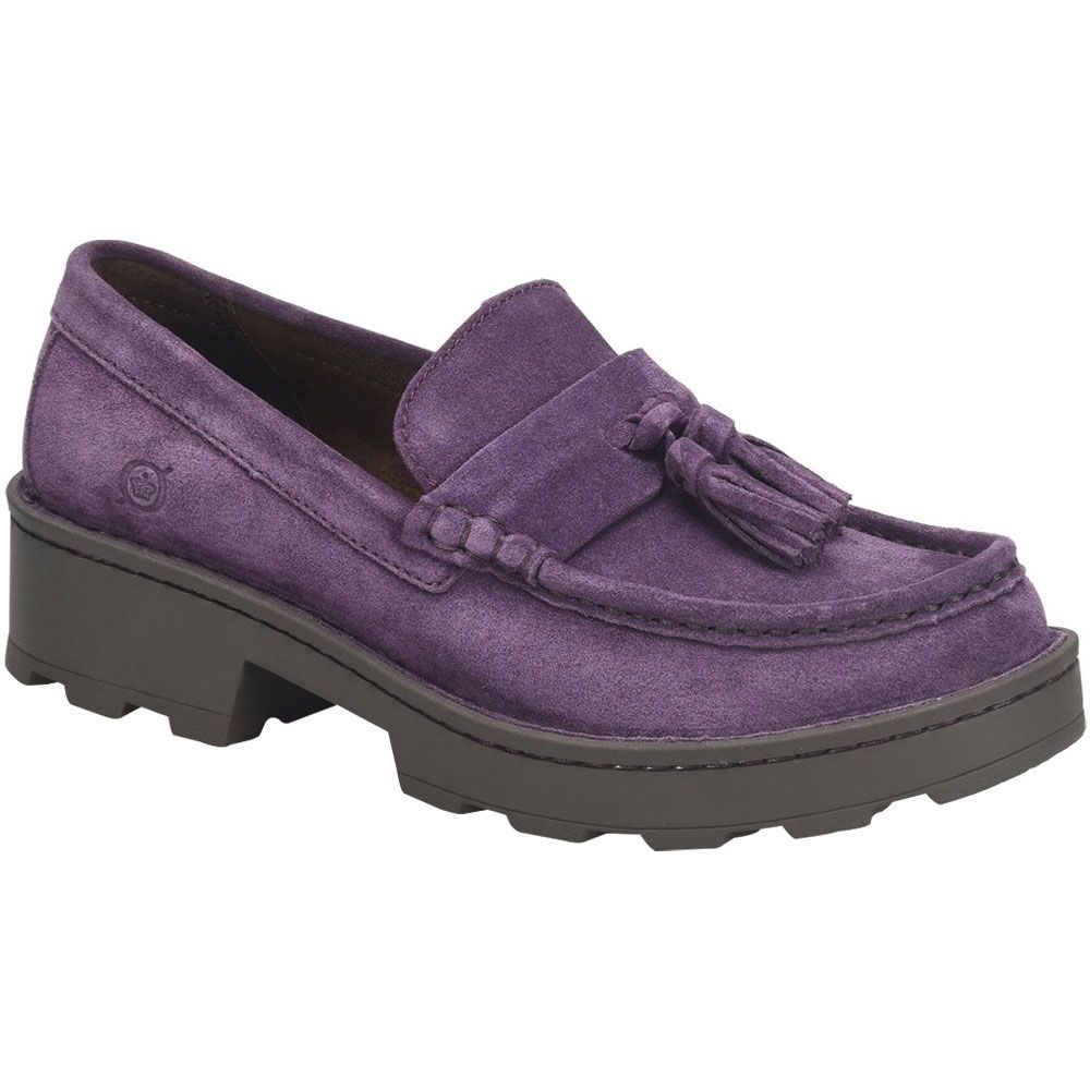 Born Capri Slip on Casual Shoes - Womens Purple Viola