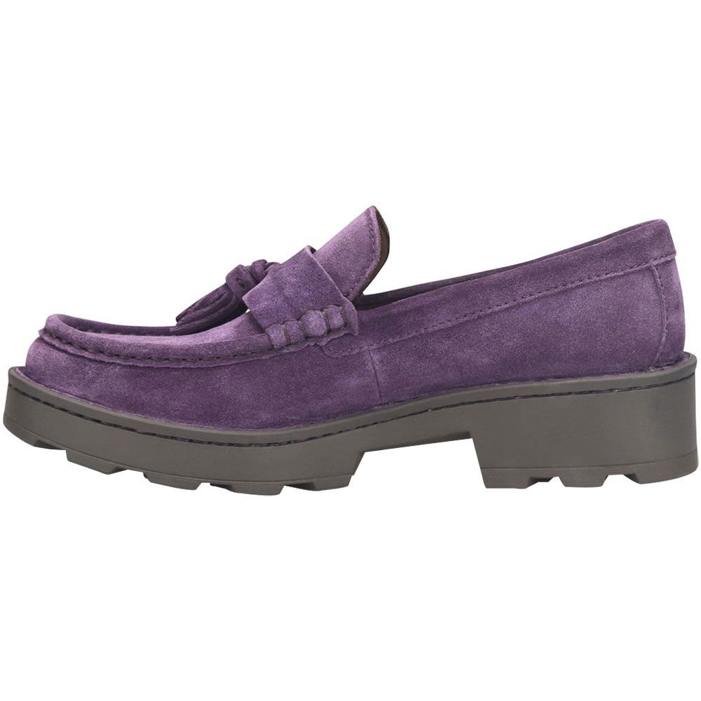 Born Capri Slip on Casual Shoes - Womens Purple Viola Back View