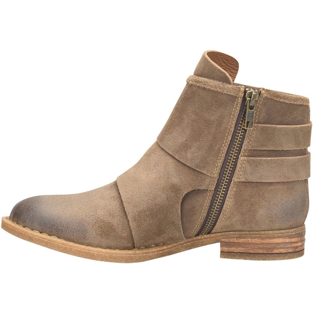 Born Moraga Ankle Boots - Womens Taupe Back View