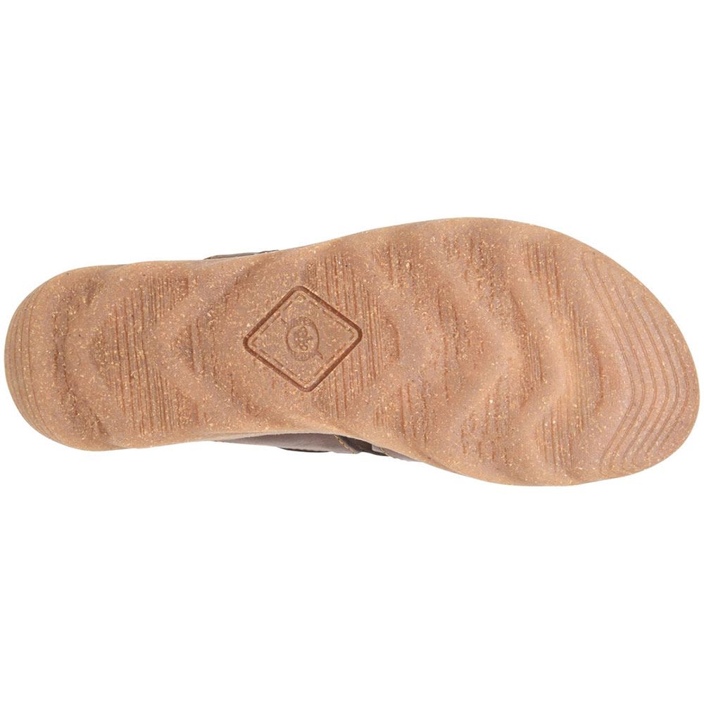 Born Sorja Sport Sandals - Womens Brown Wood Sole View