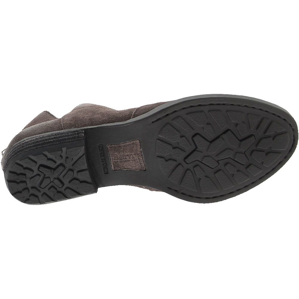 Born Kerri Ankle Boots - Womens Dark Grey Basalto Sole View