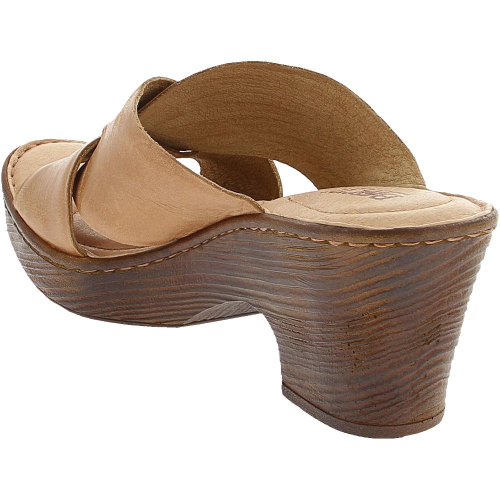 Born Coney Sandals - Womens Brown Back View