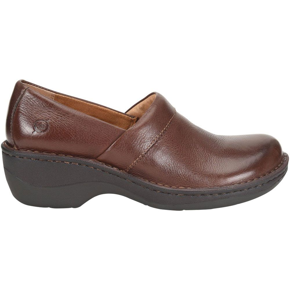 Born Toby Duo Slip on Casual Shoes - Womens Chocolate