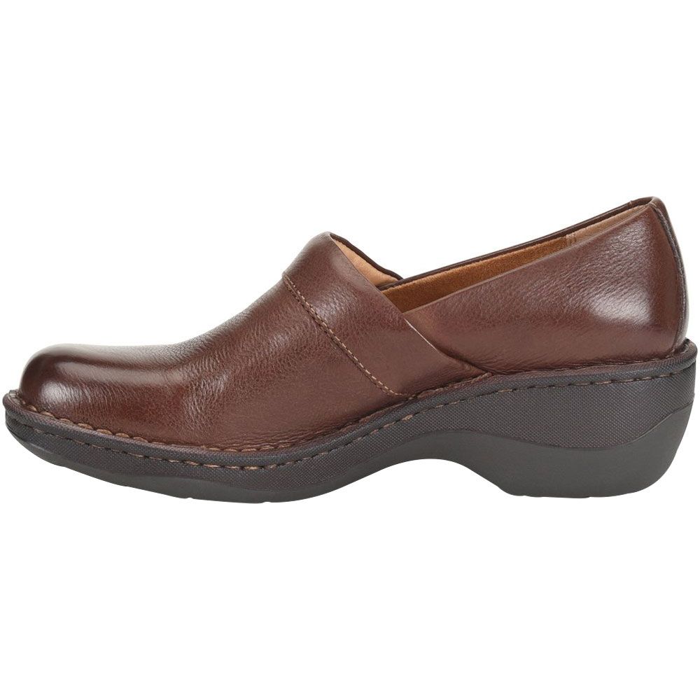 Born Toby Duo Slip on Casual Shoes - Womens Chocolate Back View