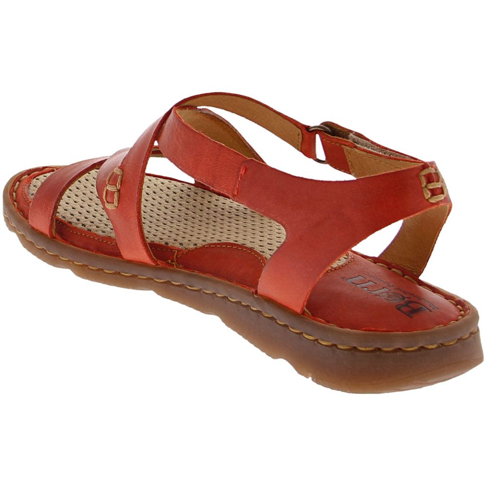 Born Trinidad Sandals - Womens Red Back View