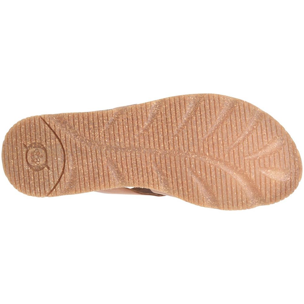 Born Hayka Sandals - Womens Brown (Wood) Sole View