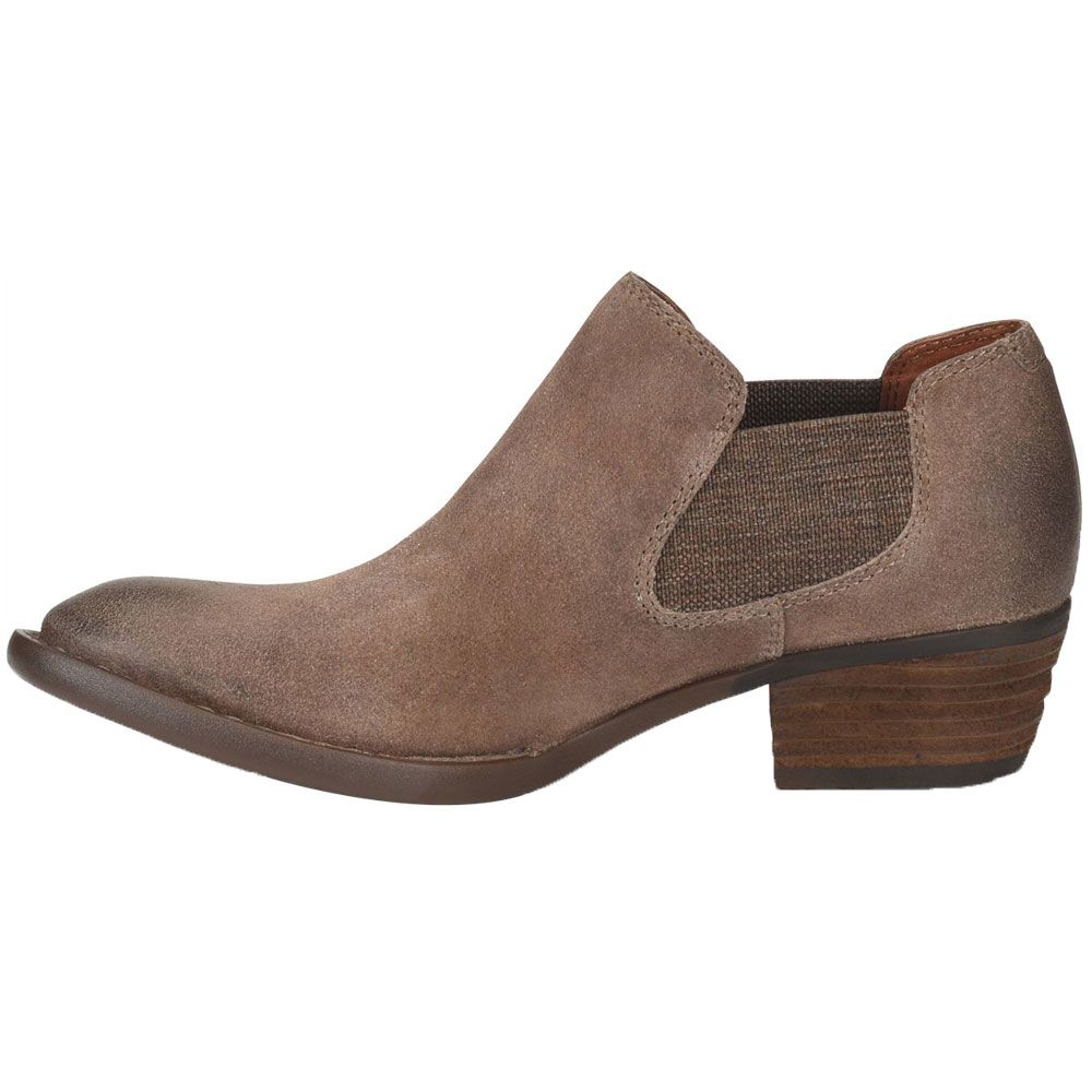 Born Dallia Ankle Boots - Womens Taupe Back View