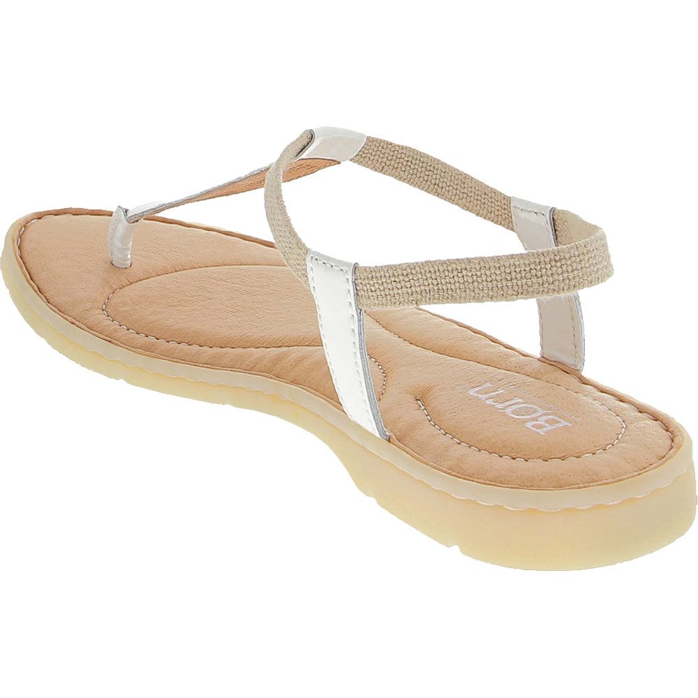 Born Trinity Sandals - Womens White Back View