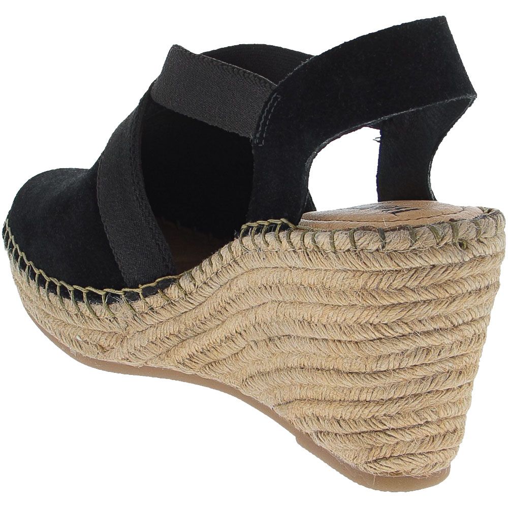 Born Meade Sandals - Womens Black Back View