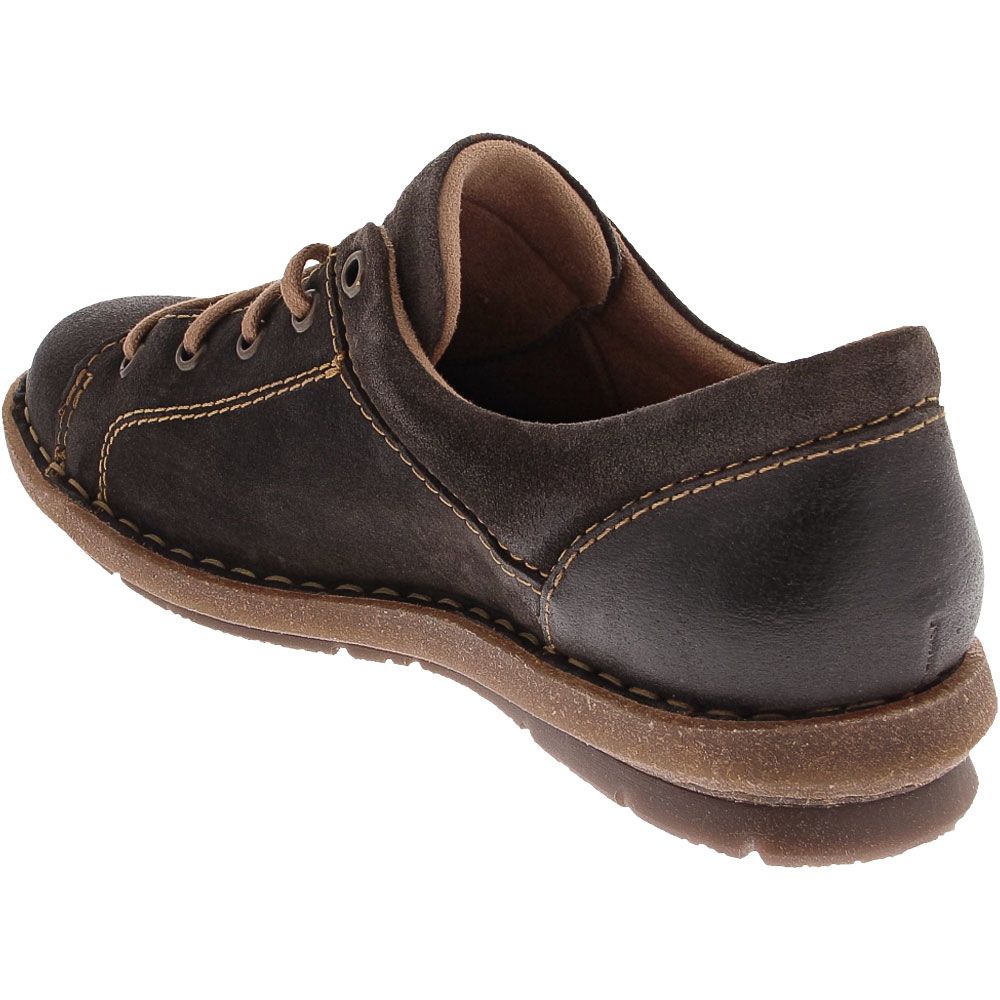 Born TrevanLace Up Casual Shoes - Womens Deep Grey Back View